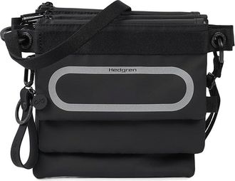 Hedgren Isa 3-Crossbody Set Cross Body Handbags Coated Black, Polyester