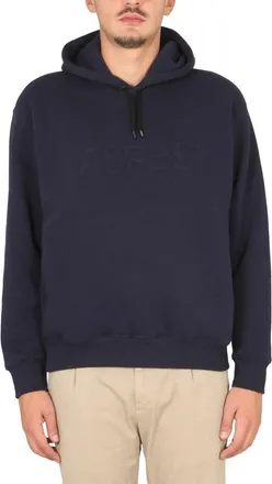 Aspesi Sweatshirt With Logo And Hood
