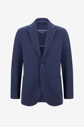 Circolo 1901 Einreihiger Blazer aus Baumwolljersey