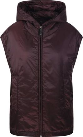 Max Mara Ambra Over Quilted Waist Coat - female - Max Mara - Waistcoats - Brown - 3XS - Jackets