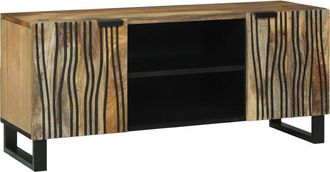 vidaXL Unidades de TV Marrón 105 x 33 x 46 cm Madera contrachapada vidaXL
