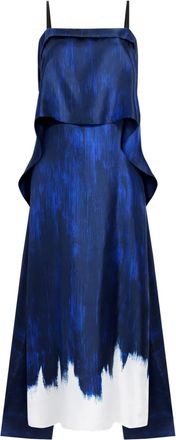 Proenza Schouler Abito midi Wilma - Blu