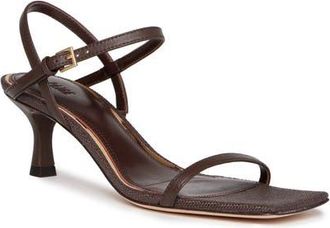 Paige Ella Ankle Strap Sandal in Coffee at Nordstrom, Size 10.5