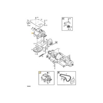 STIGA Sports Scatola ingranaggi ORIGINALE STIGA trattorino tagliaerba 1125M 1134-6717-01
