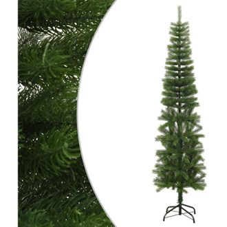 vidaXL Rbol De Navidad Artificial Estrecho Con Soporte Pe 240 Cm Vidaxl