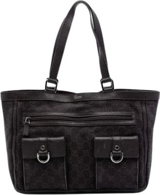 Gucci Pre-owned Tote Bags, female, Brown, Size: ONE SIZE Pre-owned The Abbey D-Ring tote bag