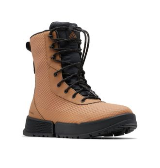 Columbia mens Crestwood Mid WaterproofHiking Shoe, Elk/Black, 16