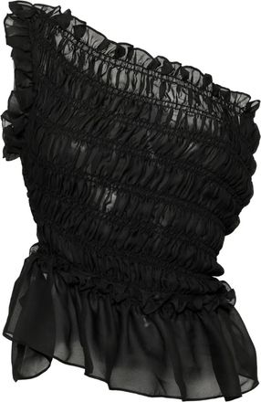 Rokh Top con spalle scoperte - Nero