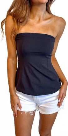 Olivaceous The One & Only Strapless Top In Black