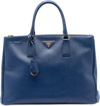 Prada Pre-owned Prada Large Saffiano Lux Galleria Double Zip Tote FO18YKNDAQK3RS11