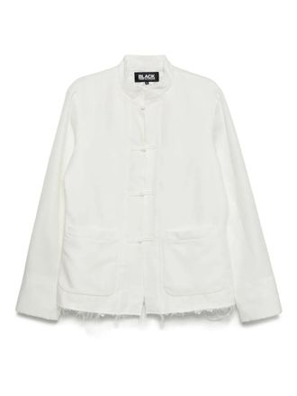 Comme Des Garçons Jack met opstaande kraag - Wit
