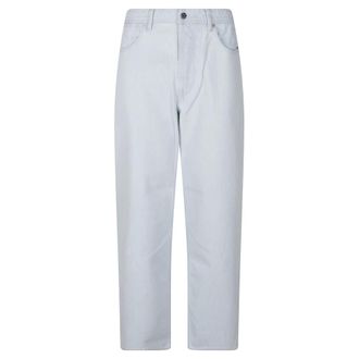 Stone Island Straight Jeans, male, Blue, Size: W33 Cotton Jeans