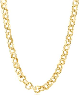 Pompeii3 Mens Rolo 14k Gold (59gram) or Platinum (110gram) 8.5mm Link Chain Necklace 18