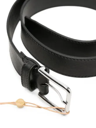 032c Grained Leather Belt - Black