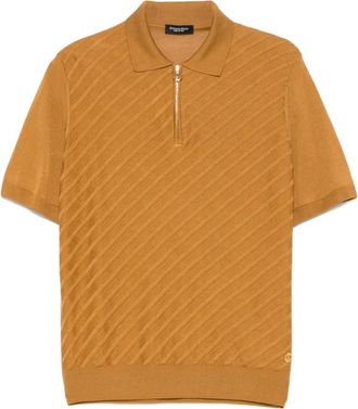 Stefano Ricci Polo a righe - Giallo