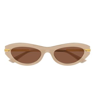 Bottega Veneta Sunglasses Bv1368 S 005 Gold/Brown Women