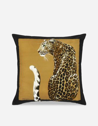 Dolce & Gabbana Canvas Cushion Large - Large Cushions Multicolor Onesize