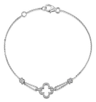 The Diamond Store Stellato Collection Diamond Bracelet 0.15ct in 9K White Gold - I3656