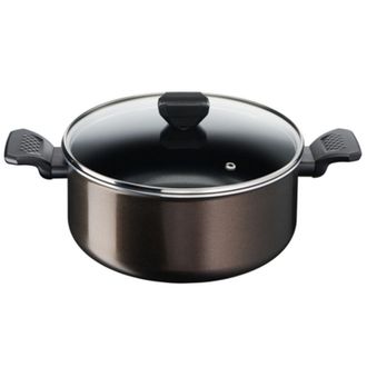 T-fal Cacerola De Aluminio De 24 Cm Con Tapa - B5544602 Tefal