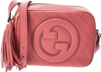 Gucci Pink Calfskin Leather Crossbody (Authentic Pre-Loved)