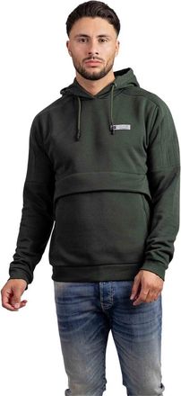 Emporio Armani Ventus 7 Hoodie - Heren - Hoodies - Groen - XS - Katoen - Hoodies & sweatvesten