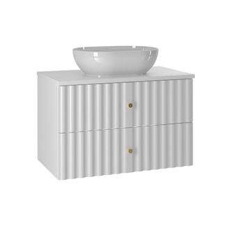 Petits Meubles Mueble lavabo estratificado Blanco
