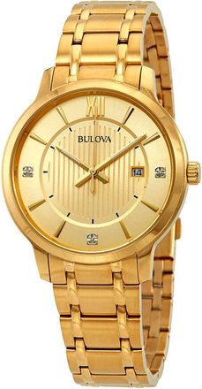 Bulova Mens Diamond 42mm Quartz Watch