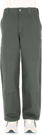 Kenzo Double Knee Chino - Heren - Straight fit broeken - Groen - W40 - Katoen - Broeken