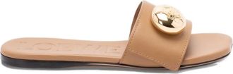 Loewe Pebble leather sandals - women - Calf Leather/Calf Leather/Leather - 36 - Neutrals