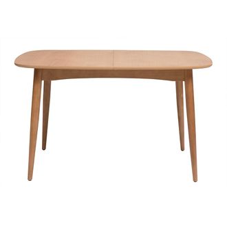 Miliboo Mesa De Comedor Rectangular Extensible De Madera Clara Roble L130-160 Cm Helma