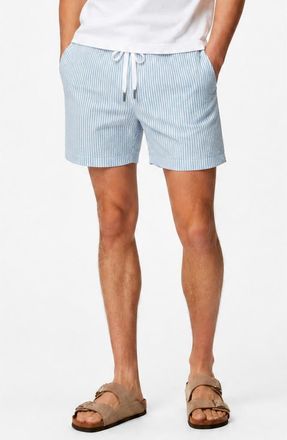 Onia Classic Seersucker Swim Trunks in Cobalt at Nordstrom Rack, Size Xx-Large