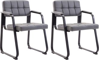 Clp Set De 2 Sillas De Conferencia Canada B Gris