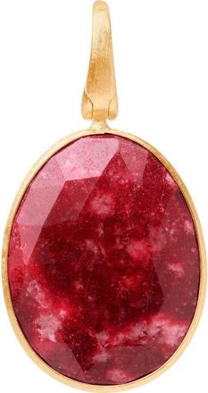 Marco Bicego Lunaria Thulite Pendant in Gold at Nordstrom