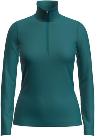 Icebreaker 200 Oasis L/S Half Zip Merinolongsleeve f&uuml;r Damen | blau/t&uuml;rkis