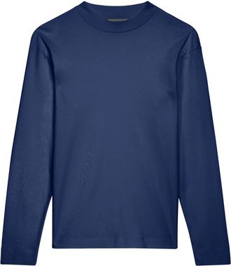 Drykorn Longsleeve Sweatshirt - Heren - Sweatshirts - Blauw - S - Katoen - Hoodies & sweatvesten