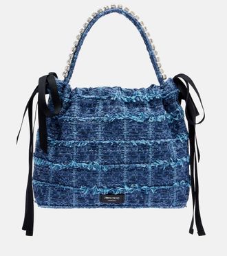 Jimmy Choo London Bolso Drawstring Mini adornado