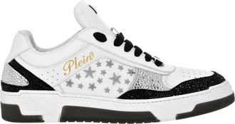 Philipp Plein Low-Top Sneakers Mix Studs Star - unisex - Sneakers - Zwart - 37 EU - Leer - Schoenen