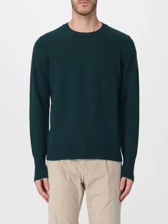 Drumohr Maglia girocollo a maniche lunghe in pura e calda lana lambswool