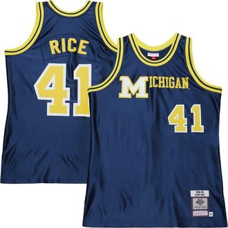 Mitchell & Ness Mens Mitchell & Ness Glen Rice Navy Michigan Wolverines 1988/89 Authentic Jersey at Nordstrom, Size Medium