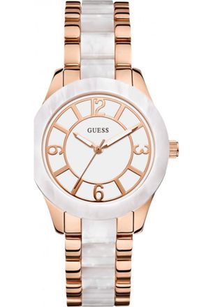Guess Womens W0074L2 Ladies Watch - Rose Gold - One Size