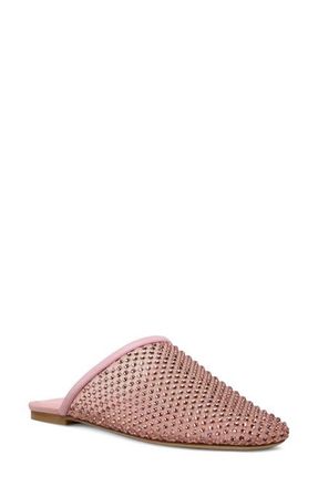 Stuart Weitzman Bareitall Mesh Mule in Pink Marshmallow at Nordstrom, Size 10.5