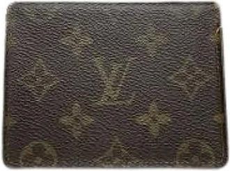 Louis Vuitton Pre-owned Wallets, female, Brown, Size: ONE SIZE Pre-owned Leather Wallet