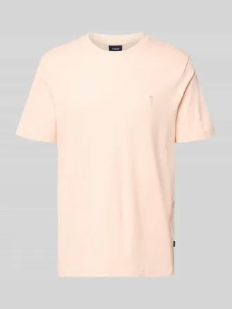 Joop T-Shirt mit Logo-Stitching Modell Priamo in Apricot, Gr&ouml;&szlig;e XXXL