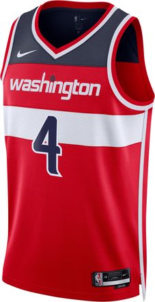 Nike AJ Dybantsa Washington Wizards Icon Edition Nike Mens Dri-FIT NBA Swingman Jersey in Red | DN2025-676