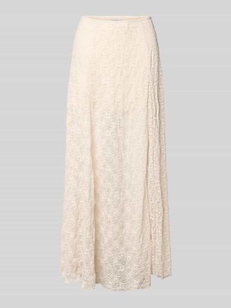 Review Maxirock mit Spitze und elastischem Bund in Offwhite, Gr&ouml;&szlig;e XL
