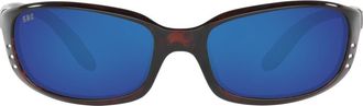 Costa 59mm Polarized Wraparound Sunglasses in Light Tort at Nordstrom