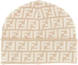 Fendi Accessoires, Dames, Beige, ONE Size, Cappello