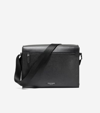 Cole Haan Mens Damon Messenger Bag - Black