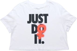 Nike (WMNS) Nike Nsw Rebel Crop Short Sleeve White BV7171-100