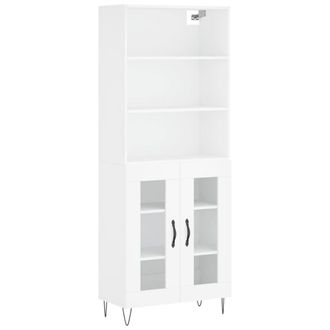Berkfield Home Highboard White 69.5x34x180 cm Engineered Wood